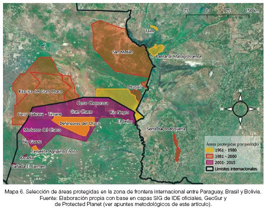 Areas Protegidas Y Fronteras Internacionales De Bolivia En Perspectiva Historica