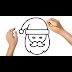Pere Noel Dessin Facile / Dessin2_Comment dessiner le visage du Père Noël facilement ... - Coloriage traineau du pere noel a imprimer gratuitement.