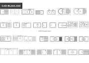 Baru 36+ Kitchen Set Cad Block