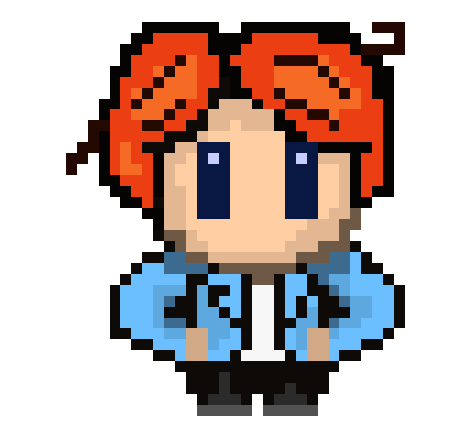 Main Character 32 Bit Pixel Art Maker