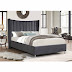 Tall Headboard Queen Bed : The word headboard is used to refer to the piece of furniture that is attached to the head side of the bed (the side where you keep your pillows).