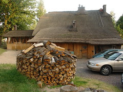 Thatched roof restaurant