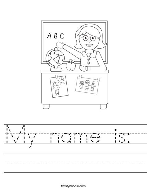 worksheet twisty noodle