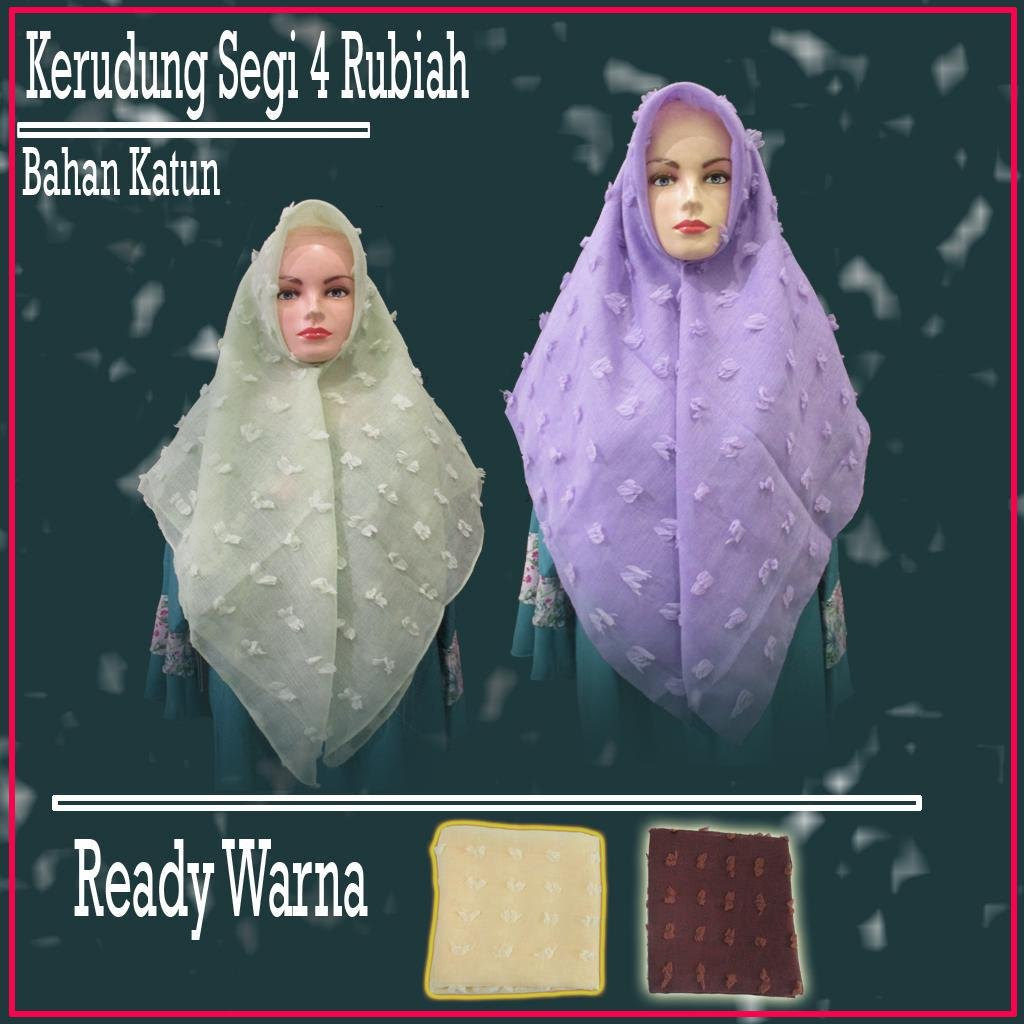 Pusat Grosir Kerudung Segi Empat Rubiah Murah 22ribuan