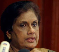 Chandrika on to stage with Ven Sobitha Thera