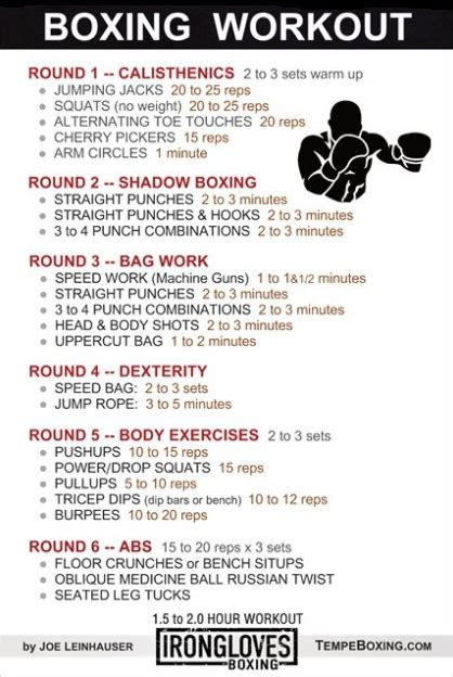 boxing workout step  step layout joes corner boxing