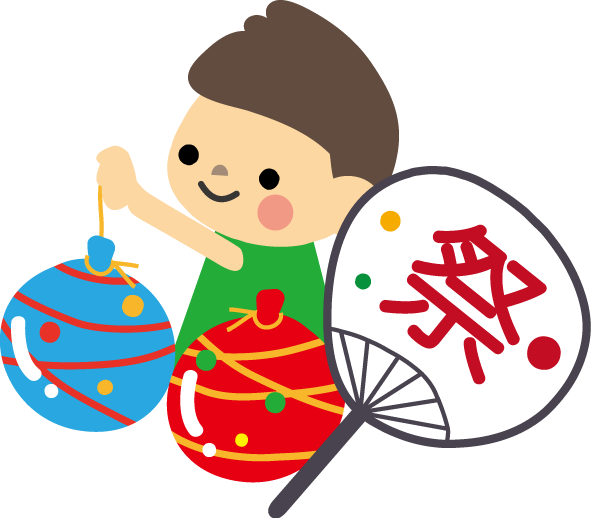 夏まつり ヨーヨー釣りのイラスト 無料イラスト フリー素材