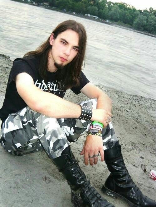 Hairstyles A Boy - Pin by Sistien on Men with long hair | Heavy metal fashion - A few of these group.