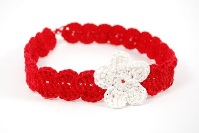 276 New baby headband red 803 Baby headband red 5flower white DSC 0205 