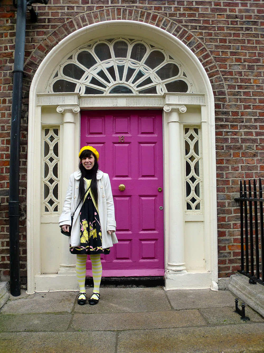 Dublin Pink Door - Dublin, Ireland.