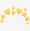 Broken Hearted Aesthetic Yellow Hearts