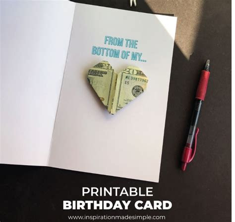  11 free printable money holder cards christmas birthdays graduation