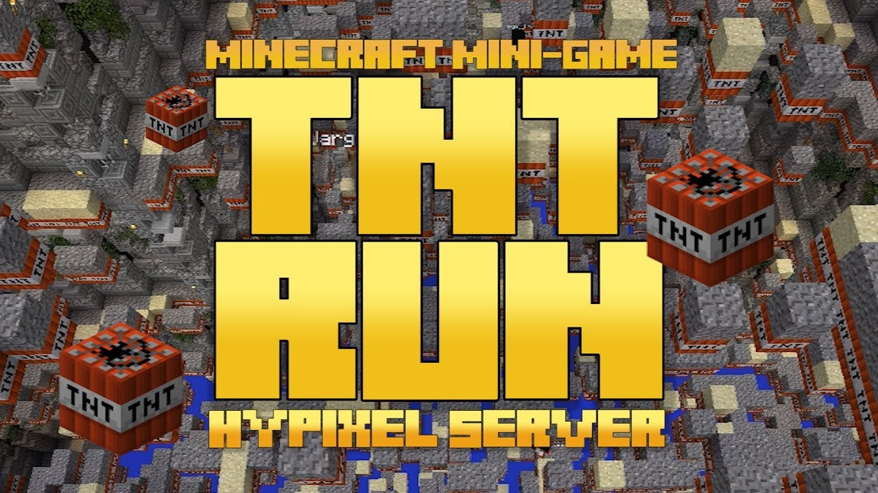 Minecraft Mini-Game: TNT RUN on Hypixel's Server - YouTube