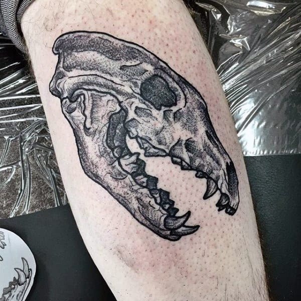 70 Wolf Skull Tattoo Designs For Men Masculine Ink Ideas 70 Wolf Skull Tattoo Designs For Men Masculine Ink Ideas