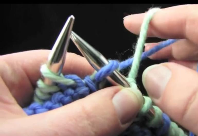 How To Knit Fair-Isle With 2 Colors | Knitting Women