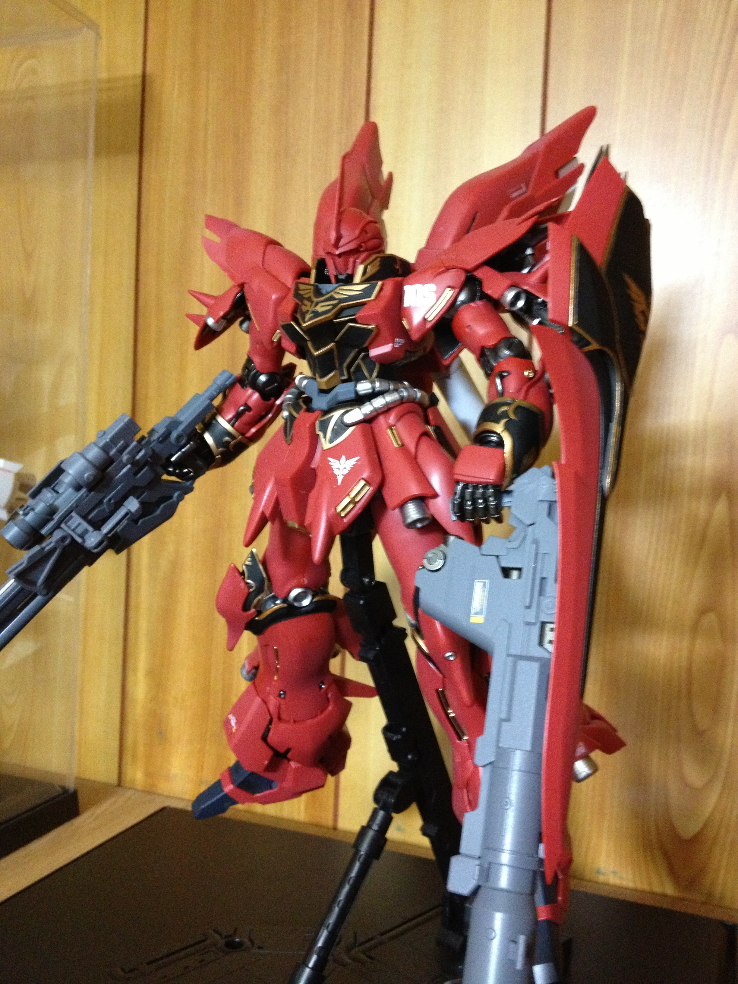 Mgシナンジュの塗装方法 組立工程のご紹介 その エングレービングの塗装 ガンダムブログはじめました