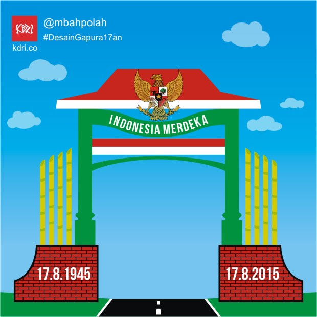 Gapura Bambu Runcing 17 Agustus DesainGapura17an Gapura Bambu Runcing 17 Agustus DesainGapura17an