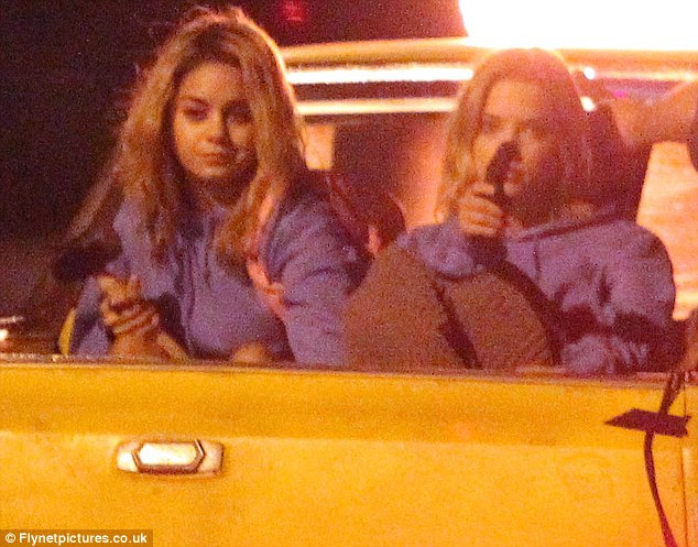 Girls with guns: The girls have been seen in several risque situations such as being involved in a heist 