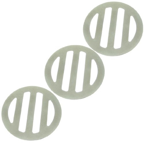 Amico 3x Silver Tone Round Floor Drain Grates Covers 2