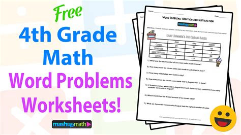  fourth grade math worksheets free printable k5 learning image result