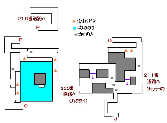 ポケモン ダイヤモンド パール 攻略 テンガンざん ハクタイ カンナギ マップ