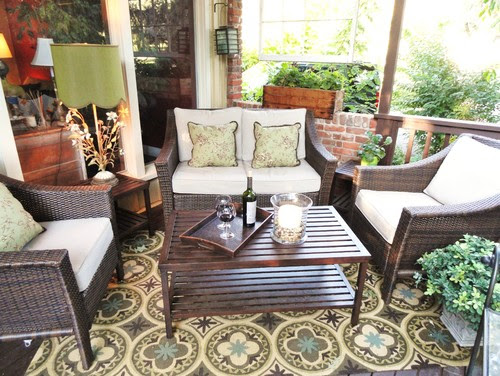 The Deck eclectic porch