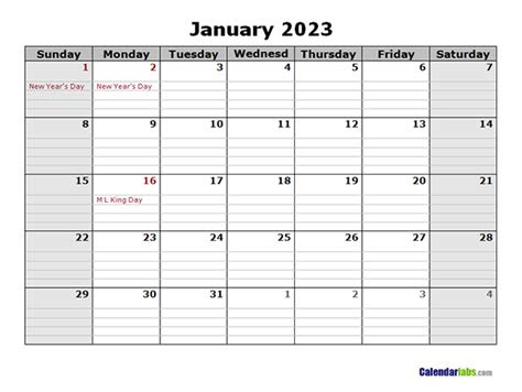 The table layout is customizable with several lines in each . 2023 monthly calendar with daily notes free printable templates