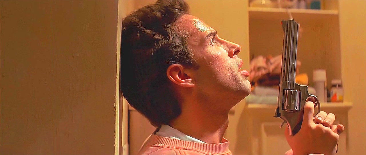 In Pulp Fiction 1994 Alexis Arquette S Character Misses All His Shots On Jules And Vincent While Coming Out Of The Bathroom This Is Because His Revolver Was Made By Taurus Which Is