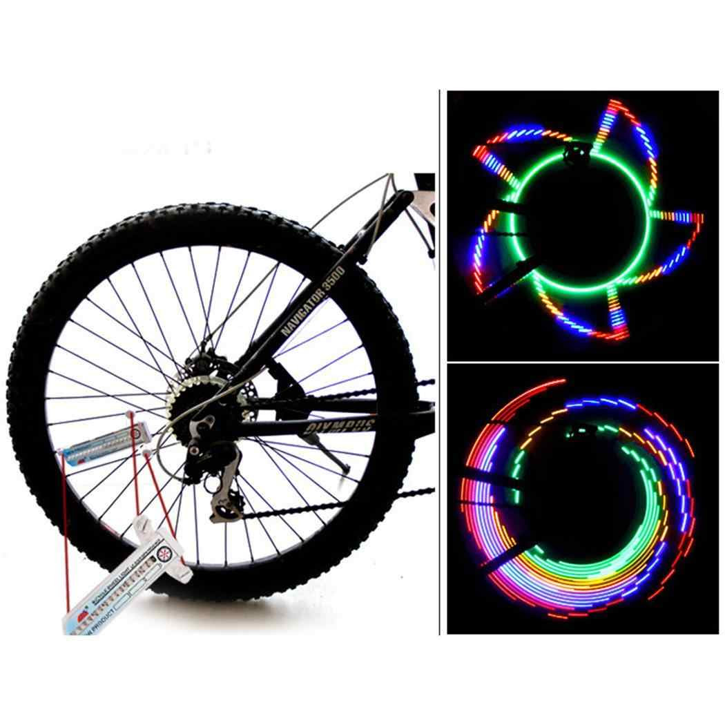 Led 自転車ホイールライト 16 Led バイク自転車タイヤホイール点滅ライト屋外多色サイクリング部品 自転車用ライト Gooum