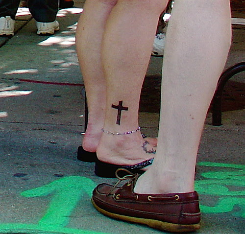 simple cross tattoos 
