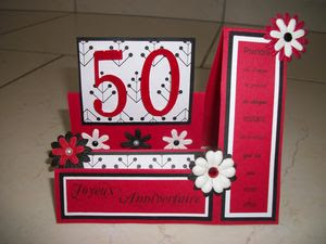 Scrap Carte Anniversaire Homme 50 Ans
