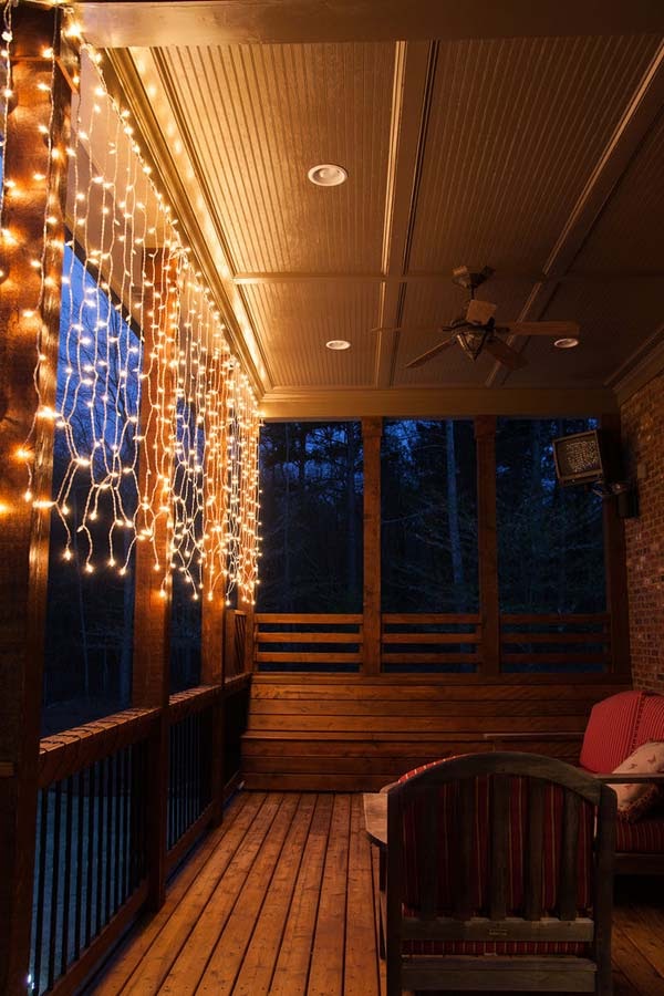 Outdoor Fire Pit Screens / 30 Backyard Lighting Decorating Ideas & Designs - Page 26 of 30