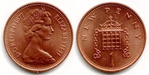 1977 penny NEW PENNY 1977 penny NEW PENNY