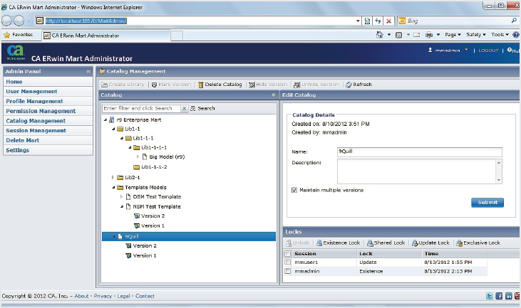 ca erwin data modeler navigation edition