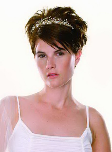 Very short bridal hairstyles