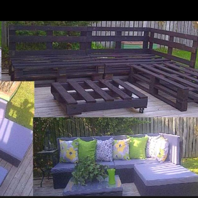 DIY Patio furniture from pallets