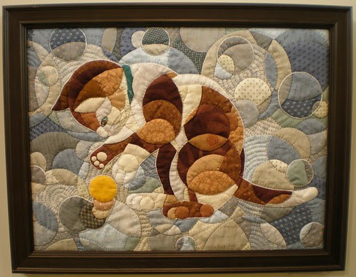 Miniture/Framed Cat Quilt