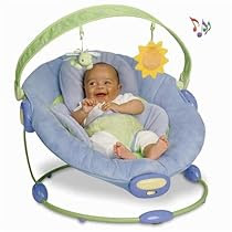 Boppy Cradle In Comfort Bouncer - Blue