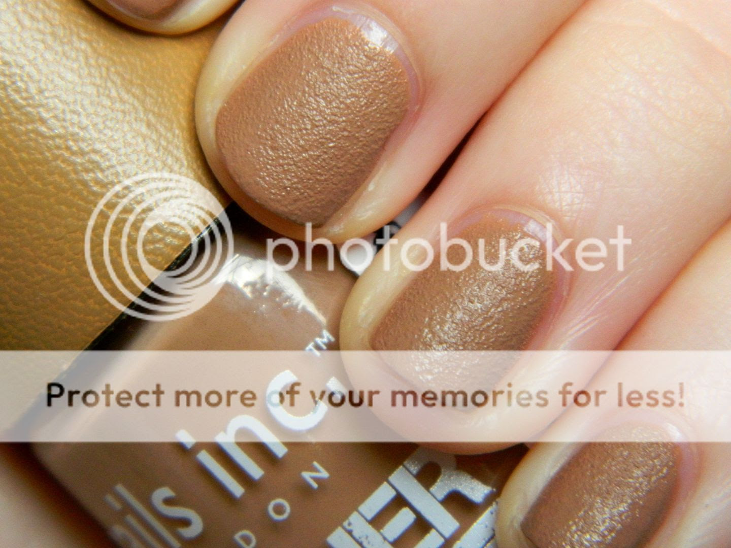 Nails Of The Day Nails Inc Leather Effect Soho Mews Nail Polish Close Up Swatch Review Belle-amie