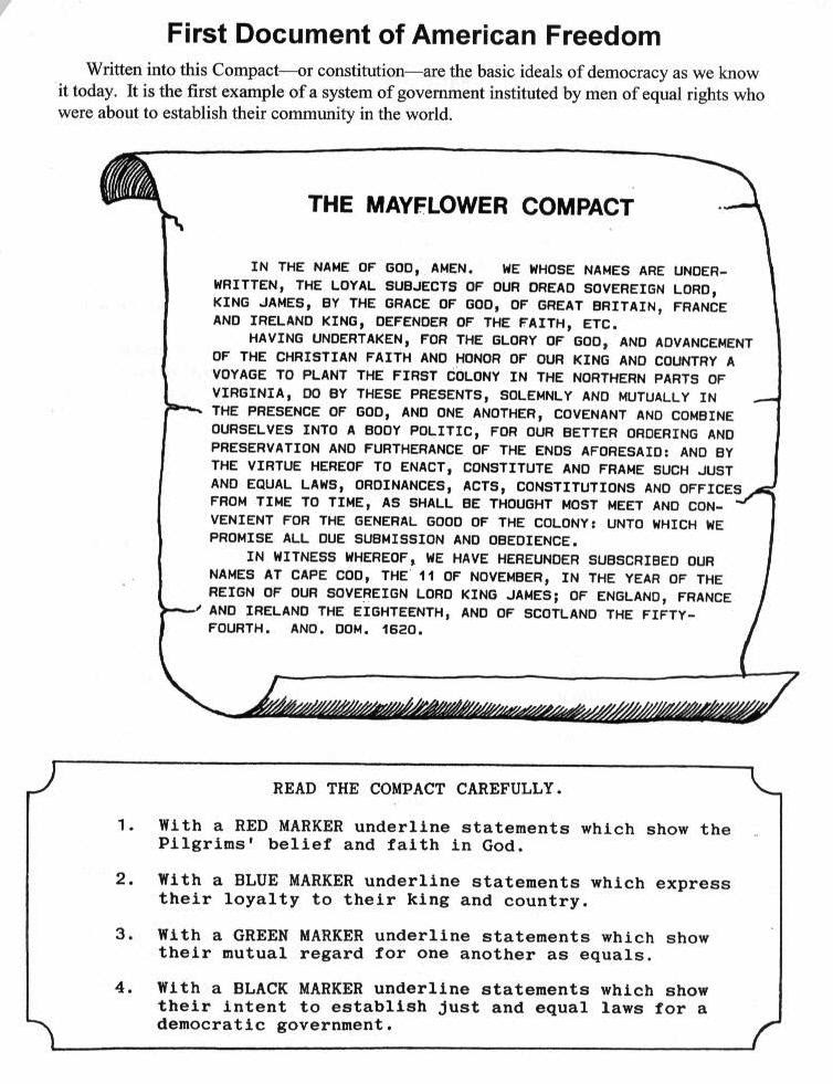 The Mayflower Compact (Modern)