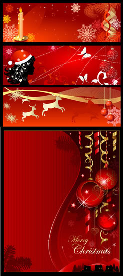Natal Latar Belakang Banner Vektor Natal Vektor Gratis Download Gratis