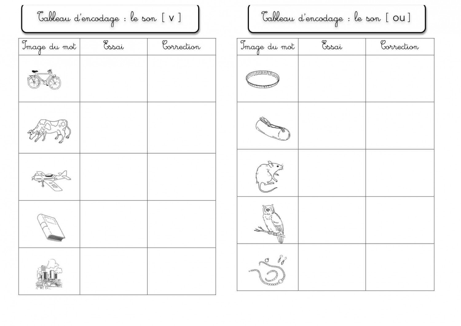 Tableaux D Encodage Au Cp La Maitresse Aime
