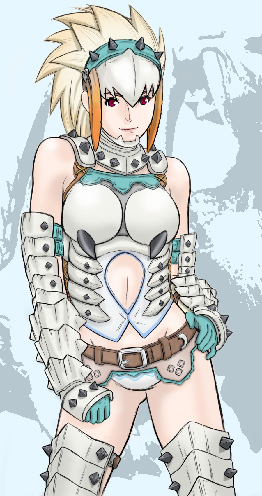 おしやんのモンハン絵日記 Mh3 イラスト ベリオ装備