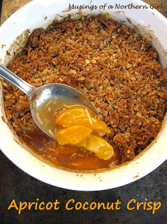 Apricot Coconut Crisp
