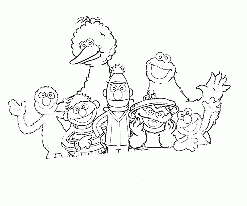 Drawing Elmo And Sesame Street Clip Art Library