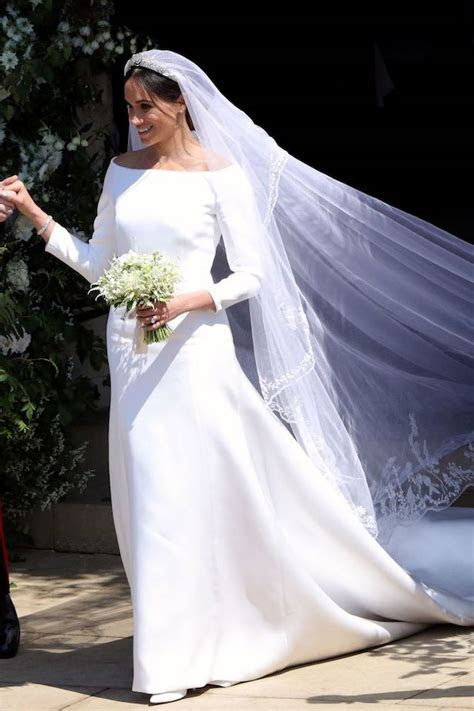 simple wedding dresses inspired  meghan markle part