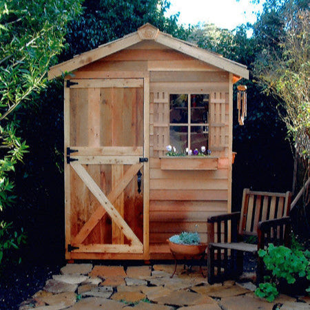 cute gardening shed kits, tiny landscaping storage sheds