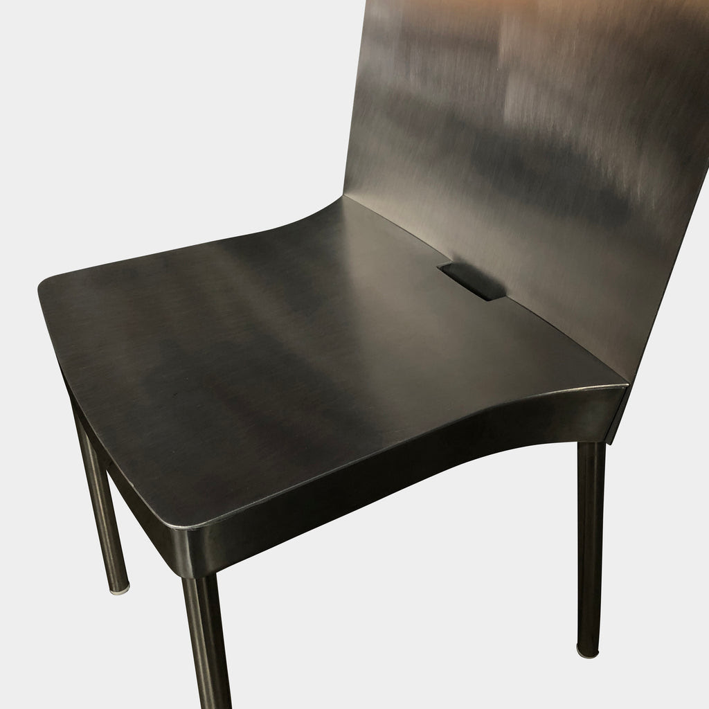 brushed aluminum chair