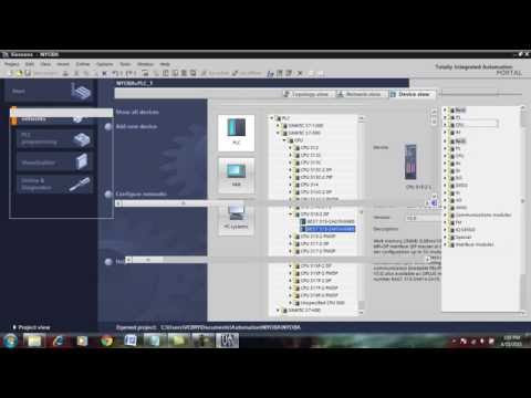 Video tutorial menggunakan PLC siemens