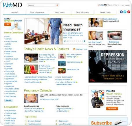 WebMD Website